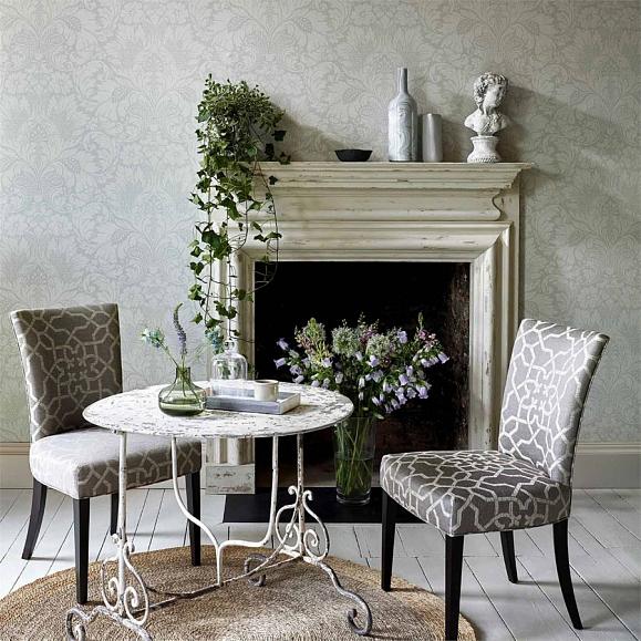 Обои Sanderson Chiswick Grove Kent 216389 фото в интерьере
